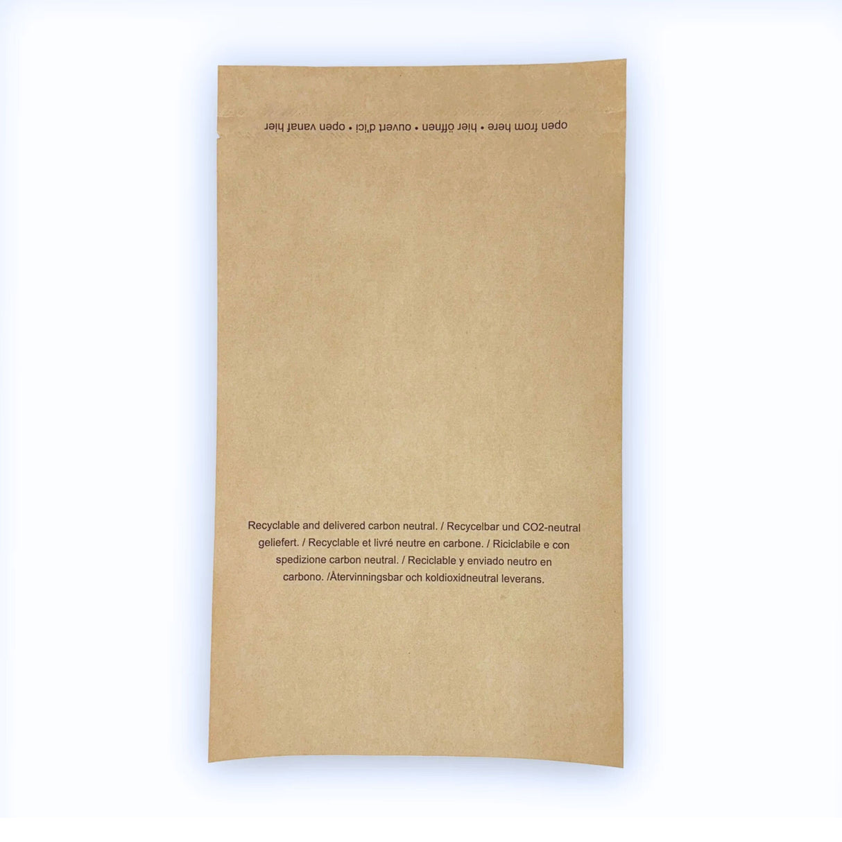 Versandtaschen - Kraftpapier mit Bodenfalte 250 x 80 x 350 + 80 mm 110 g/m² - 100 Stück