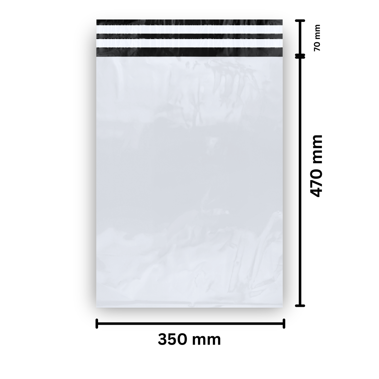 Retourebeutel 350 x 470 x 70 mm - 100 Stück - Shipmentoo