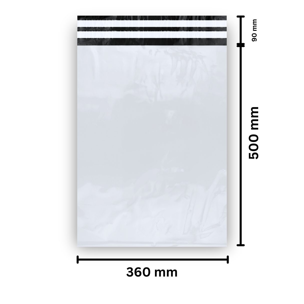 Retourebeutel 360 x 500 x 90 mm - 100 Stück - Shipmentoo