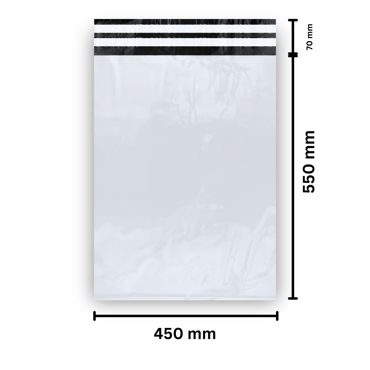 Retourebeutel 450 x 550 x 70 mm - 100 Stück - Shipmentoo