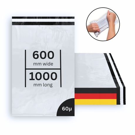Versandbeutel 600 x 1000 x 50 mm 60 μ - 100 Stück - Shipmentoo