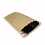 Versandtaschen - Kraftpapier mit Bodenfalte 250 x 80 x 350 + 80 mm 110 g/m² - 100 Stück