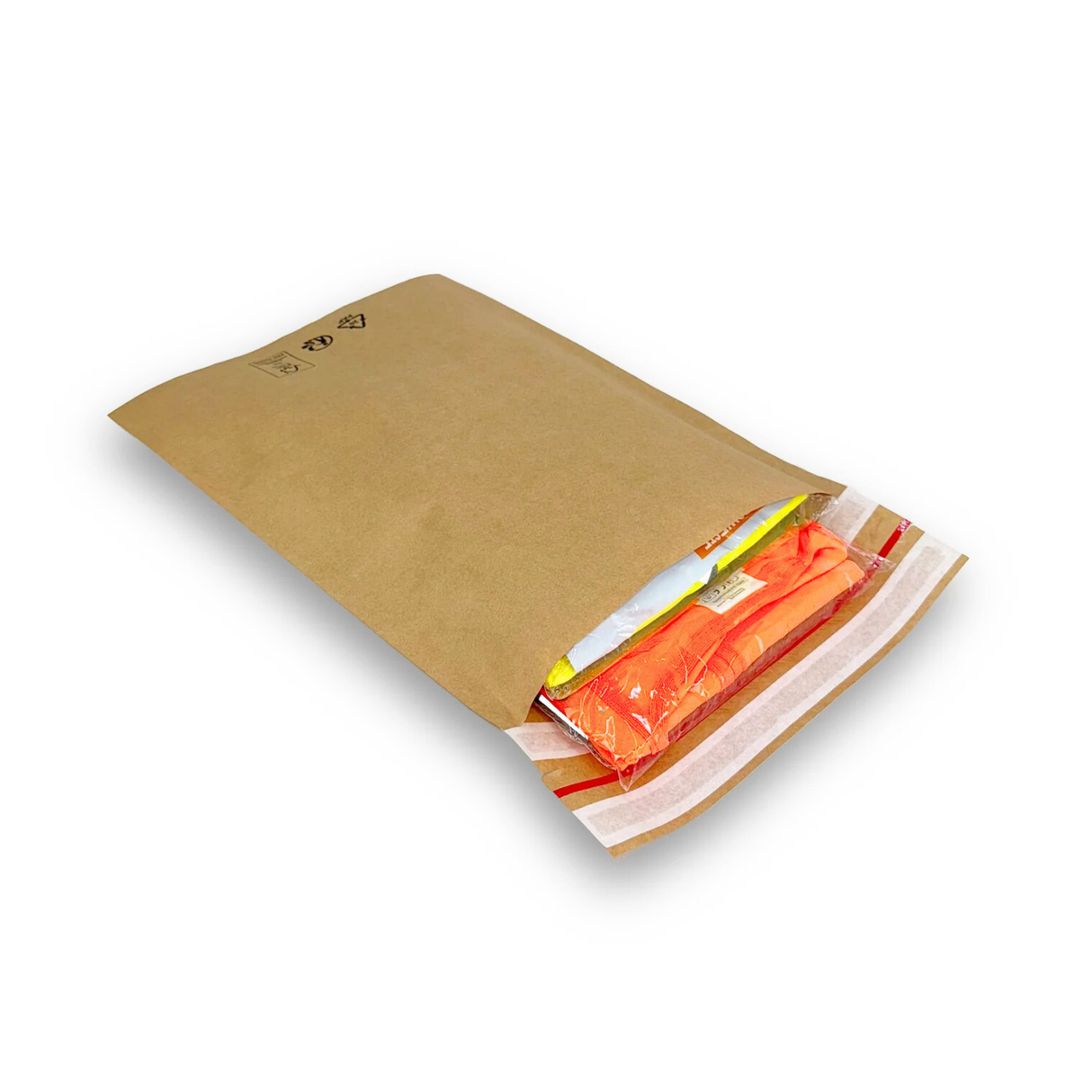Versandtaschen - Kraftpapier 350 x 470 + 70 mm 70 g/m² - 100 Stück - Shipmentoo