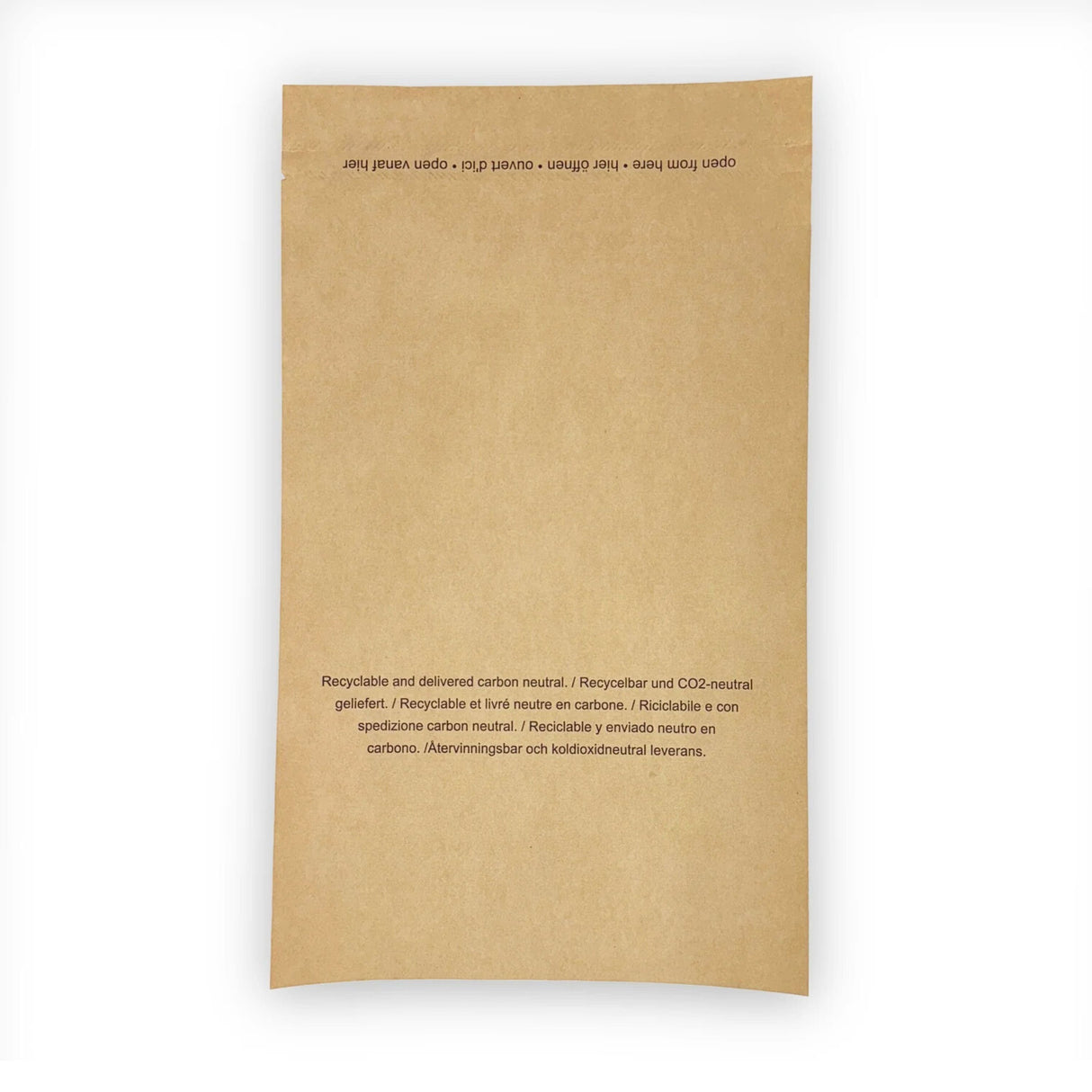 Versandtaschen - Kraftpapier mit Seiten- Bodenfalte 250 x 80 x 360 + 100 mm 110 g/m² - 100 Stück