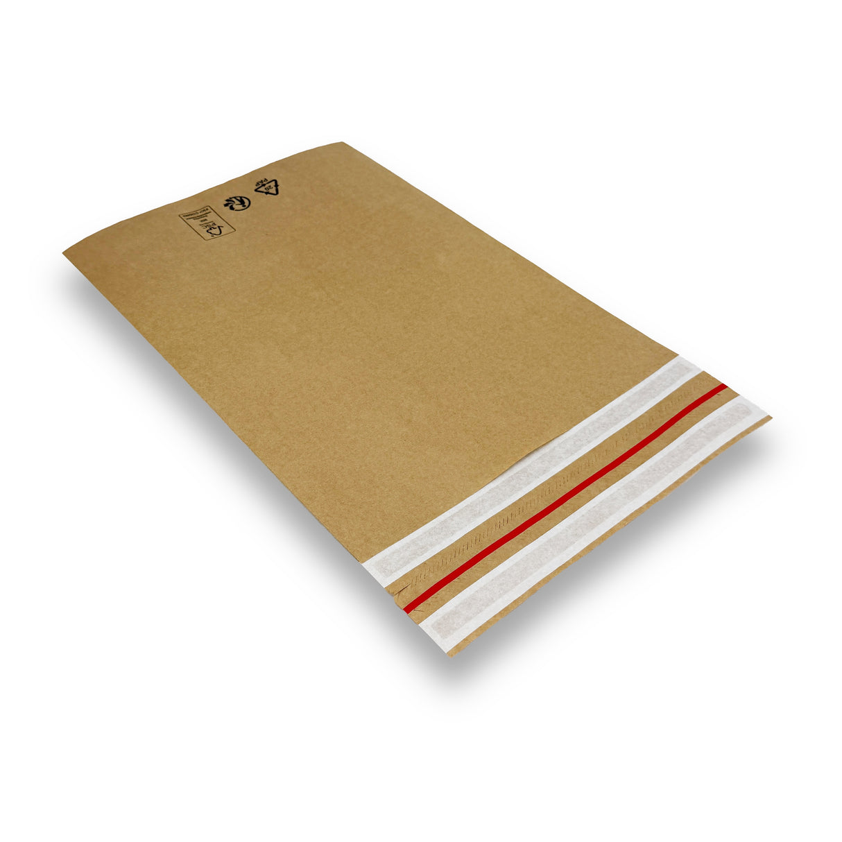 Papier Versandtasche ohne Falte 450 x 550 + 70 mm 70 g/m² (100 Stück)