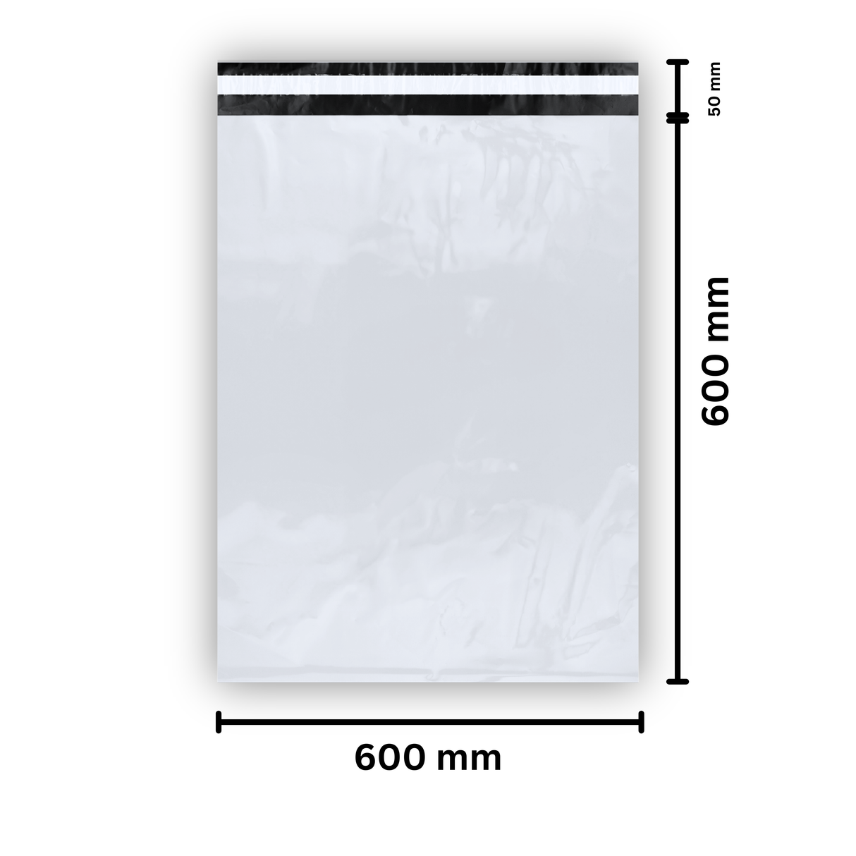 Versandbeutel 600 x 600 x 50 mm 60 μ - 100 Stück - Shipmentoo