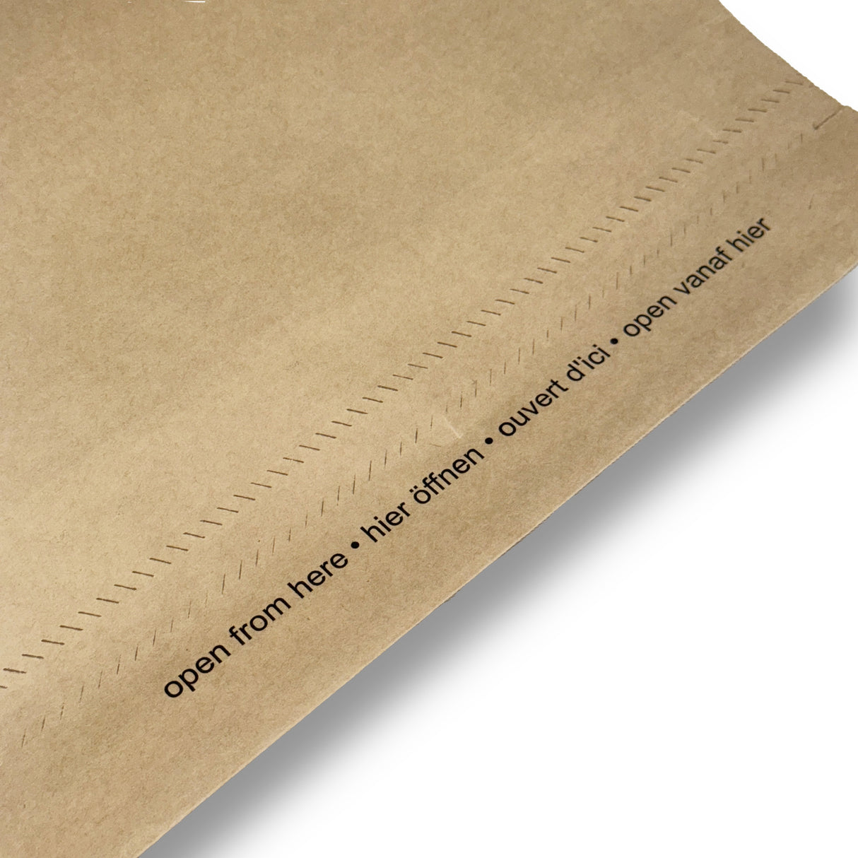 Papier Versandtasche mit Bodenfalte 400 x 100 x 500 + 80 mm 110 g/m² (100 Stück)